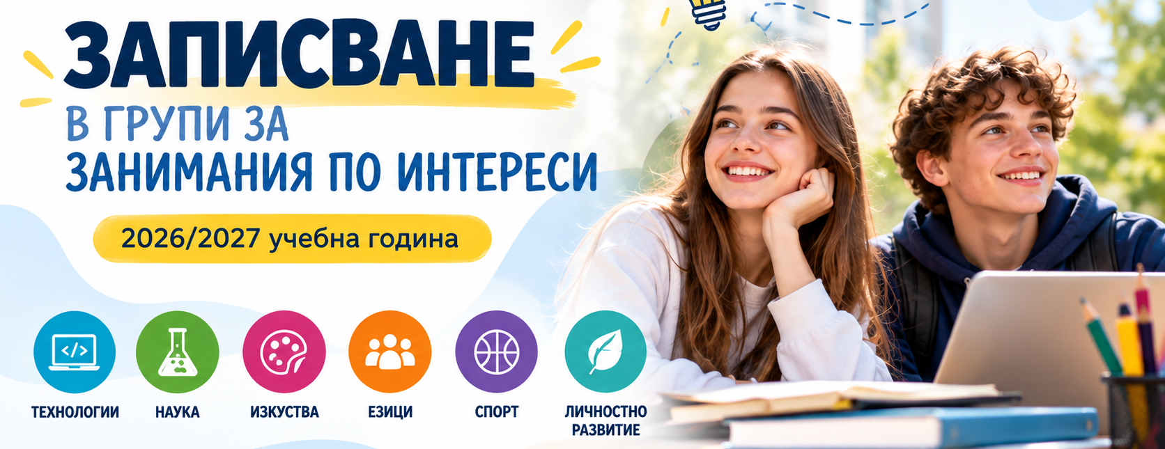 Записване в клубове за интереси